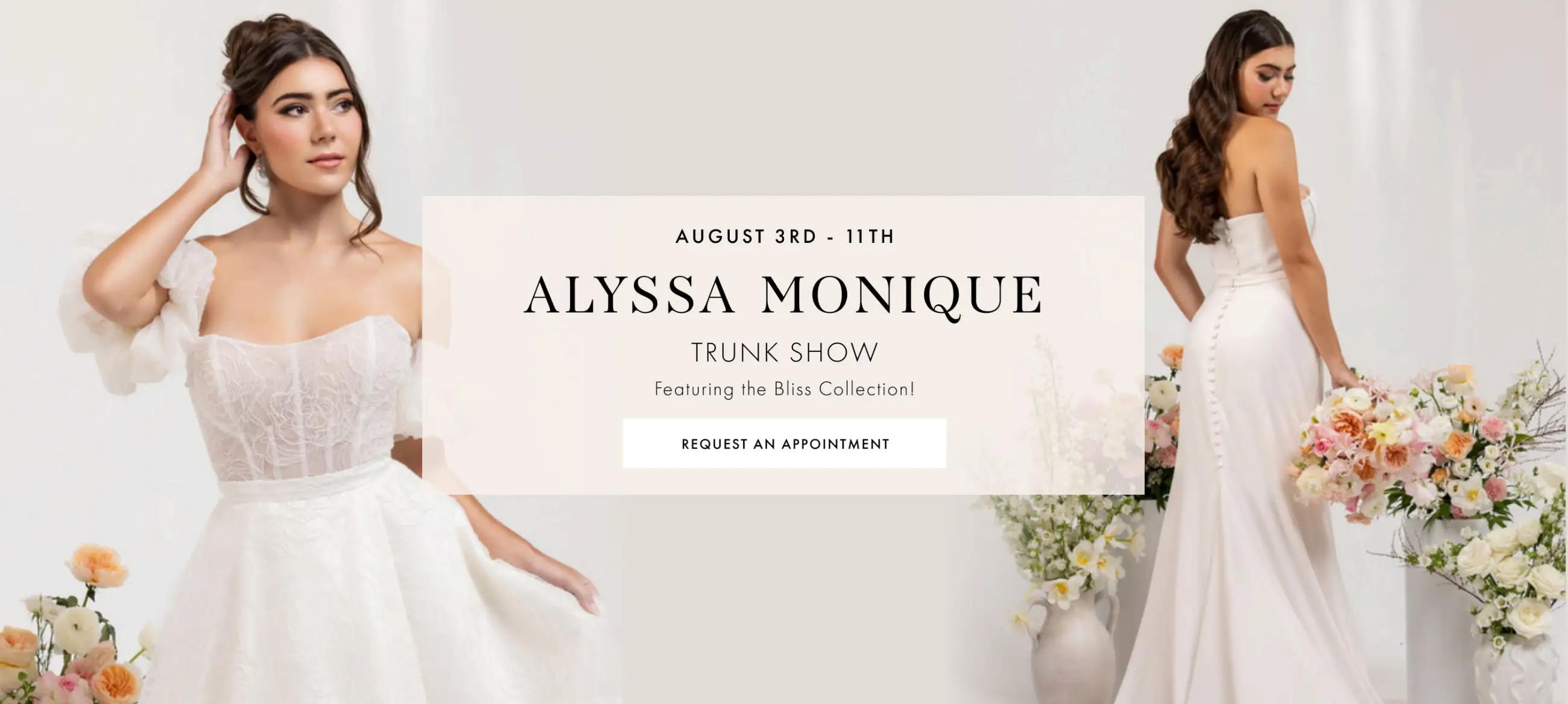 Alyssa Monique Trunk Show Banner Desktop