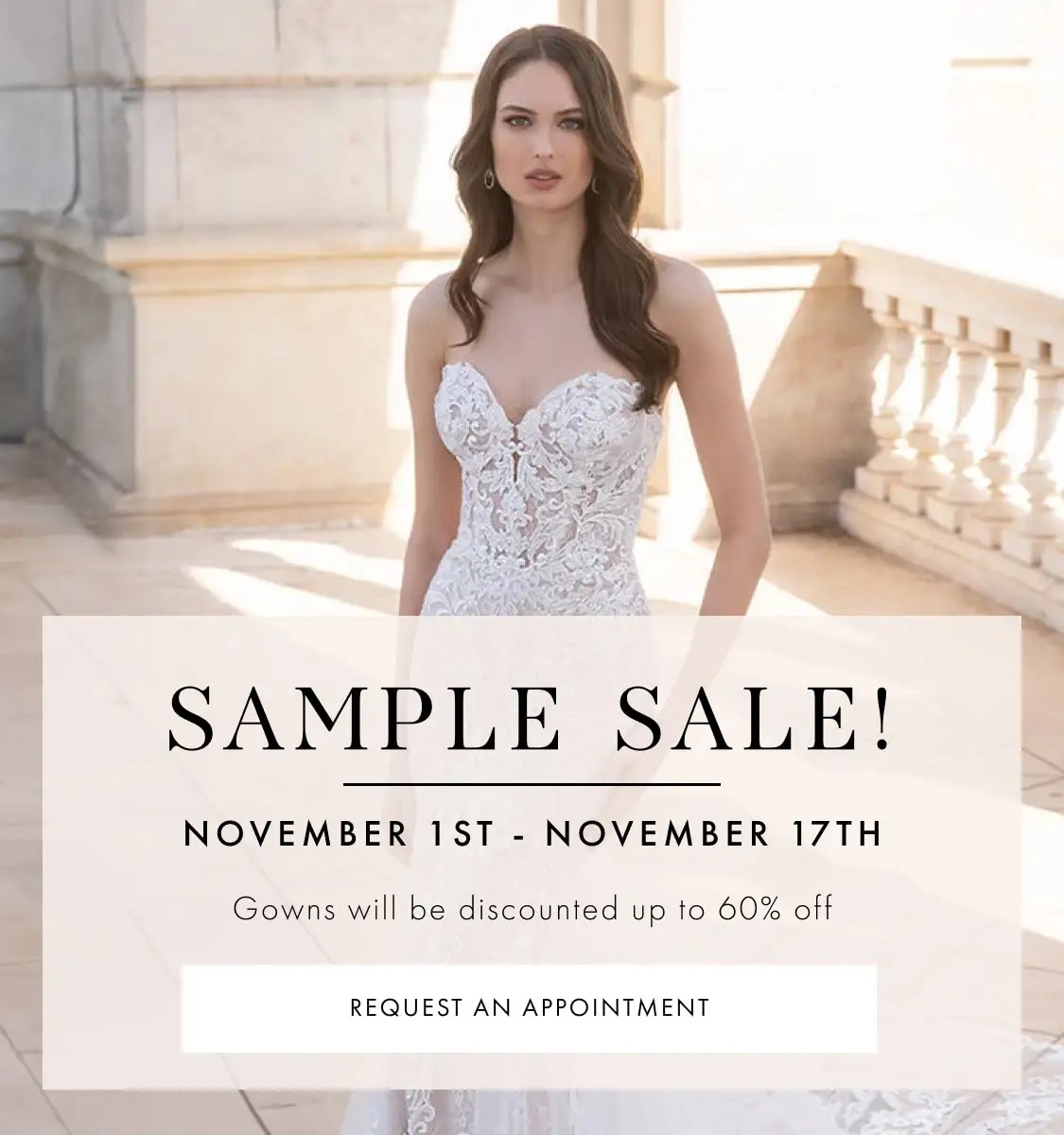 Mobile Sample Sale November Banner