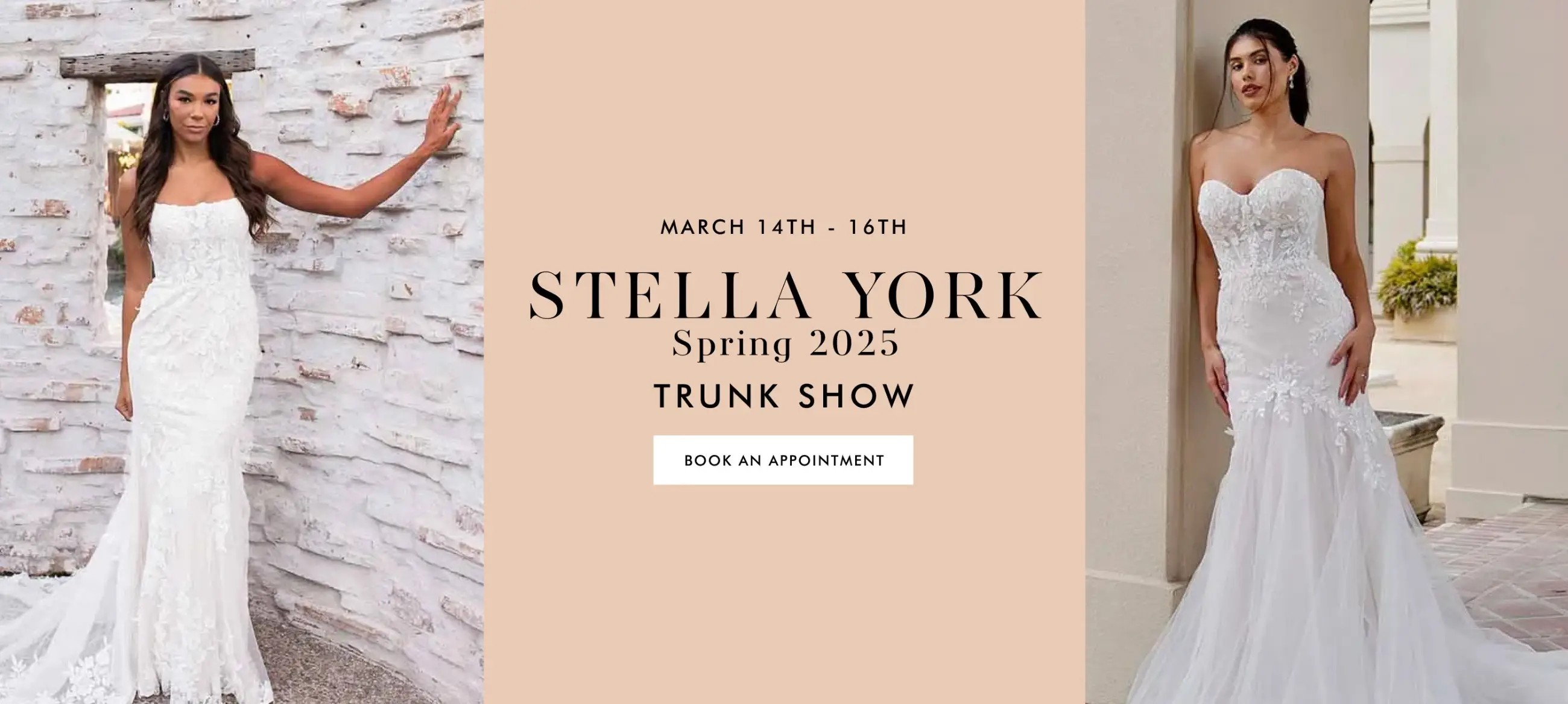 Stella York Trunk Show Desktop Banner